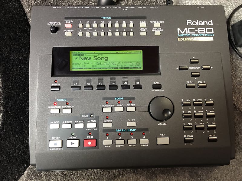 Roland Roland MC-80 MicroComposer MIDI Sequencer + VE-GS Pro Expansion Board