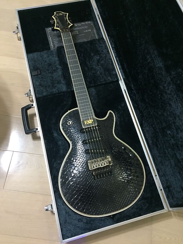 ESP SUGIZO eclips ブラックパイソンs-1 証明書付 正規品保障 ESP SUGIZO eclips ブラックパイソンs-1 証明書付 正規品保障