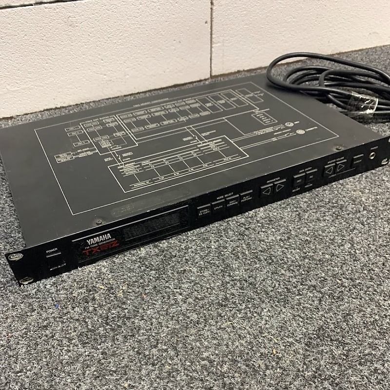 Yamaha TX81Z Rackmount FM Tone Generator 1987 - 1988 - Black image 1