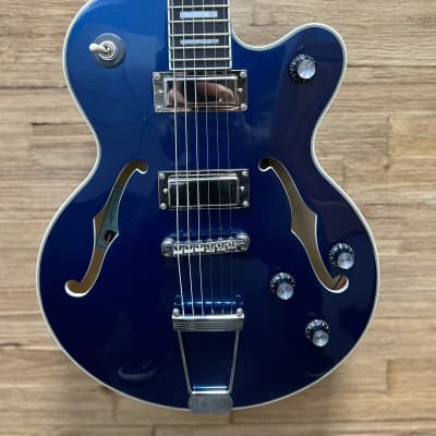 Epiphone Uptown Kat ES Semi Hollow Guitar- Sapphire Blue Metallic 7lbs  2oz. New! image 1