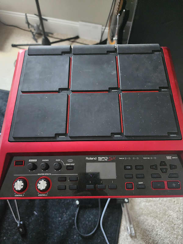 Roland SPD-SX-SE Special Edition 9-Zone Digital Percussion Sampling Pad 2010s - Red image 1
