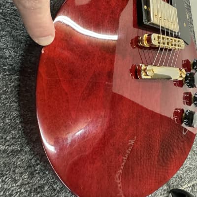 Gibson Les Paul Studio Gold Series 2018 - Neck Binding Wine Red image 11