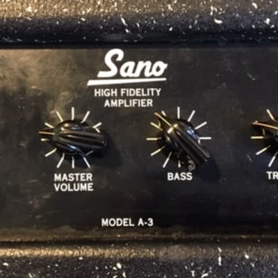 Sano Hi Fi Model A-3 Rare ‘50s Tube amp image 5
