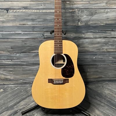 Martin D-X2E 12 String X- Series Acoustic Electric Guitar- Natural image 2