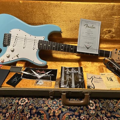 Fender Custom Shop '60 Reissue Stratocaster NOS 2014 Daphne Blue image 2