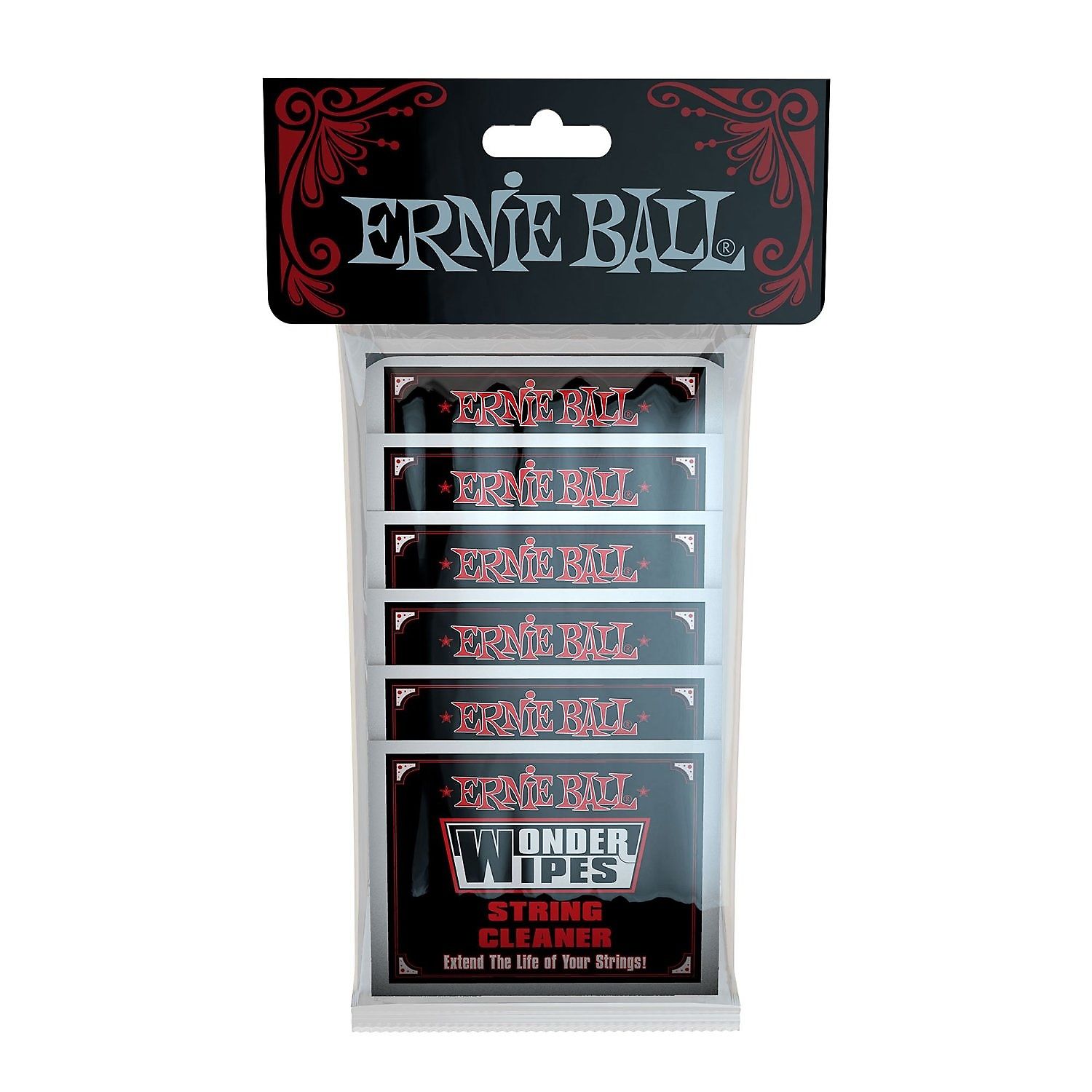 Ernie Ball 4249 Wonder Wipes String Cleaner (20 Pack) Reverb