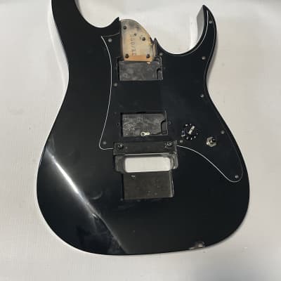 1990's Japan Fujigen Ibanez RG550M Black Strat Guitar Body Floyd Ready image 24