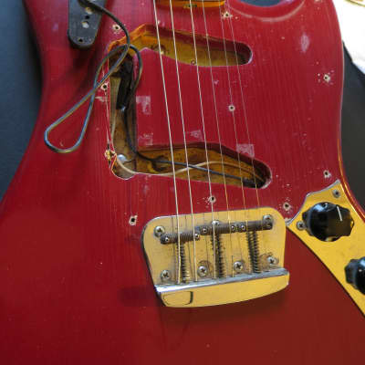 Fender Musicmaster II with Rosewood Fretboard 1964 - 1969 - Dakota Red image 17