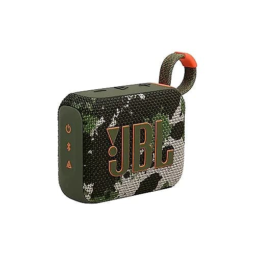 JBL Go 4 - Ultra-Portable, Waterproof and Dustproof Bluetooth Speaker, Big Pro Sound with Punchy bass, 7-Hour Built-in Battery, Made in Part with Recycled Materials (Squad) image 1