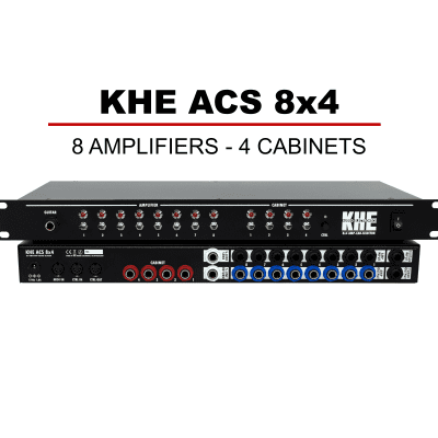 KHE Audio | ACS 8x4 | Guitar Amplifier Speaker Cabinet Switcher Selector Router image 1
