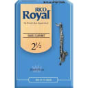 Rico Royal Bass Clarinet Reeds 10 ct. 2.5 Strength