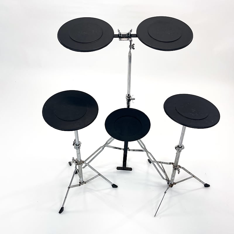 TKO Percussion Practice Pad Set Full Drum Kit 1990s Black Reverb