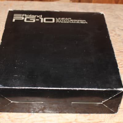 Roland PG-10 Linear Synthesizer Programmer MIDI Controller D-10 D-20 D-110 + Box