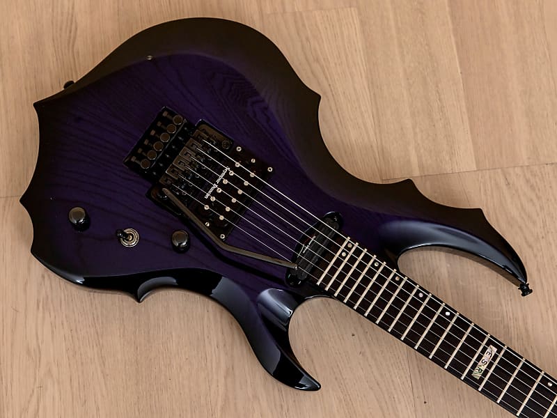 2000 ESP Forest-GT Electric Guitar See Thru Purple Japan w/ Seymour Duncan  SHR-1 & TB-4