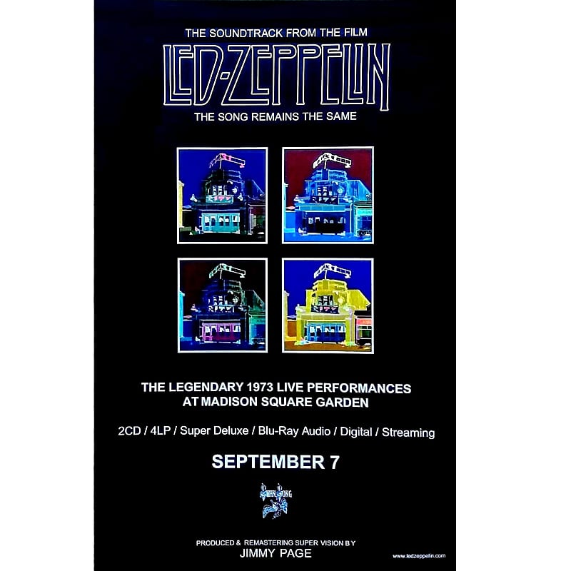 LED ZEPPELIN - The Song Remains The Same: Live At MSG NYC