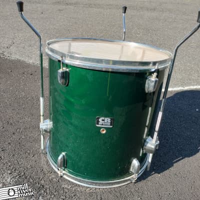 CB Drums 5-Piece Drum Set Shells Kit Green 5pc image 8
