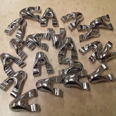 (New) Large 20 Pc Set of High Quality Chrome Drum Claws for Wood Hoops - *Sale Ends Soon* image 4