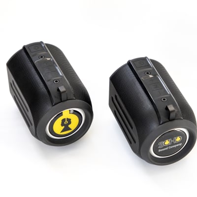 Soho Sounds Cylinders Wireless Bluetooth speakers Black image 3