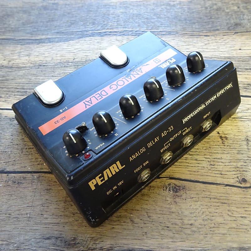 ギター PEARL EFFECTOR AD-33 analog delay Amazon.co.jp: Pearl / Analog Delay AD-33 [ギター用ディレイ