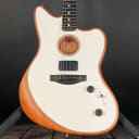 Fender American Acoustasonic Jazzmaster, Ebony- Arctic White (US212809A)
