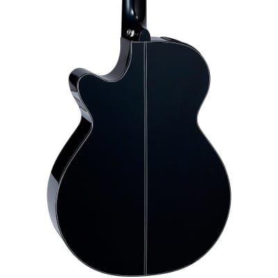 Takamine G Series GF30CE Cutaway Acoustic Guitar Gloss Black image 2