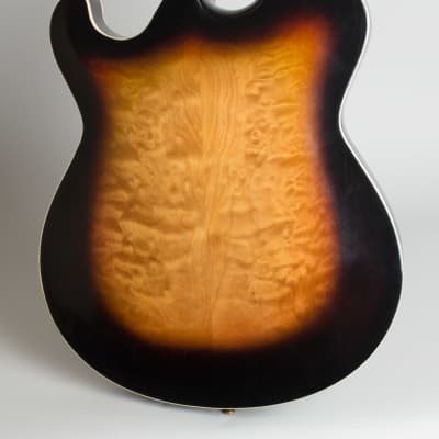 Mosrite  Doubleneck Owned and played by Roy Nichols, Arch Top Hollow Body Electric Guitar,  c. 1959, brown hard shell case. image 4