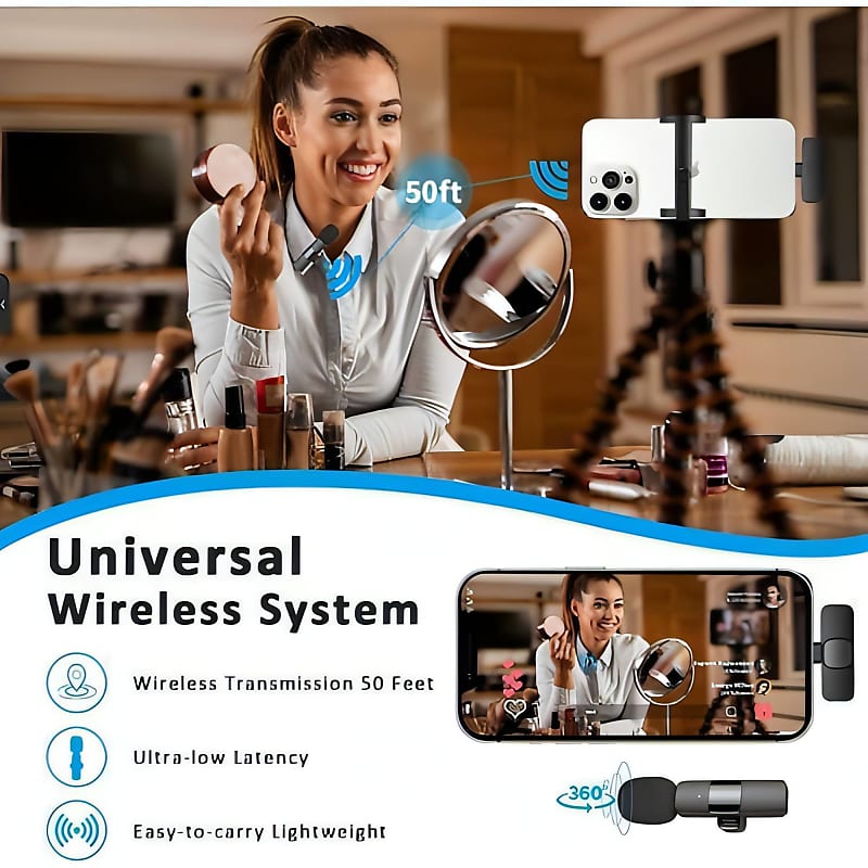 Professional Wireless Microphone for IPhone/IPad