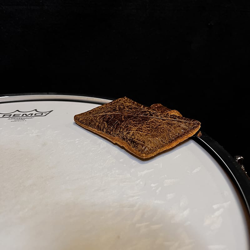 PorTFel Wallet Style Snare Drum Muffler Brown Reverb