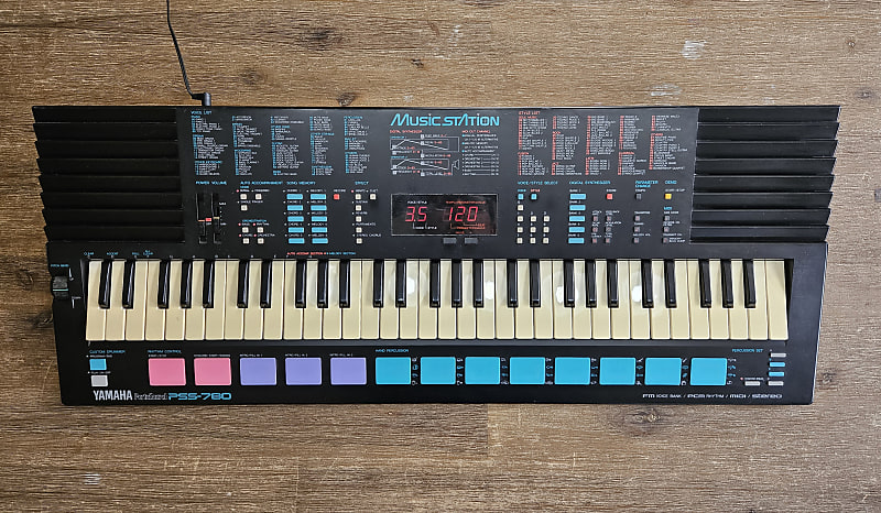 Yamaha PortaSound PSS-780 Synthesizer Keyboard TESTED FREE