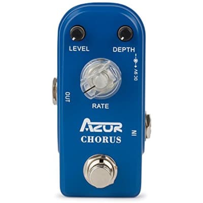 AZOR AP-309 Chorus True Bypass Guitar Effect Pedal Pure Analog
