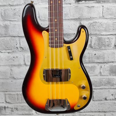 Fender Custom Shop Limited Edition '59 Precision Bass Journeyman, Chocolate 3-Tone Sunburst image 3