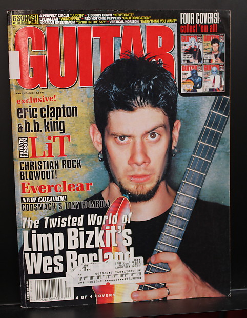 Guitar World Magazine October 2000 Limp Bizkit Wes Borland