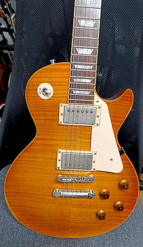EDWARDS 　LP　135ALS　RE DUNCAN ANTIQUITY Edwards E-LP 135 ALS/RE (Honey Relic) Seymour Duncan