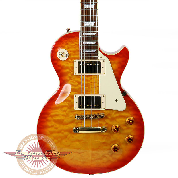 2007 Epiphone Les Paul Ultra Quilt Top in Faded Cherry Sunburst