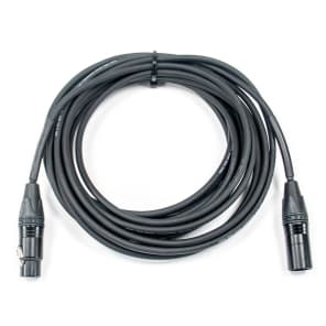 Elite Core Audio CSD3-NN-15 Tour Grade 110 Ohm 3-Pin DMX Lighting Cable with Genuine NC3XX Connectors - 15'
