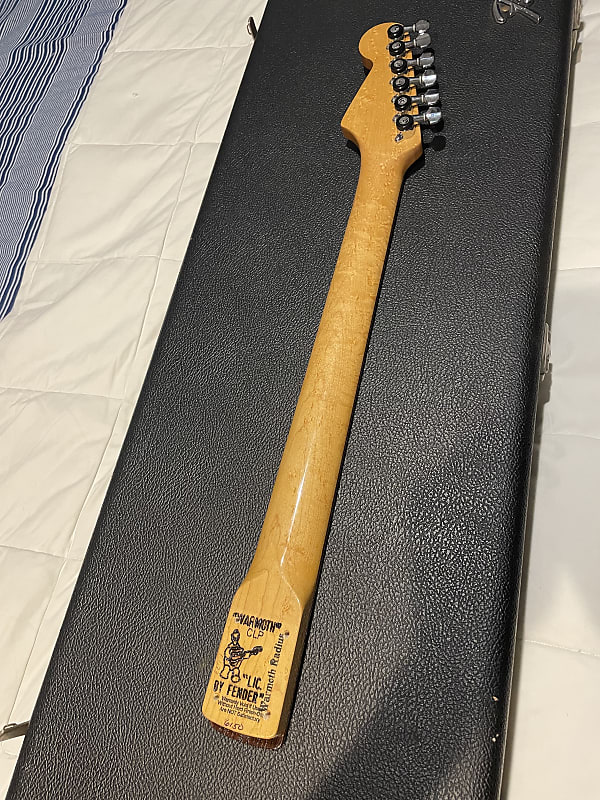 Warmoth Stratocaster neck Birdseye maple rosewood fretboard WITH LOCKING TUNERS image 1