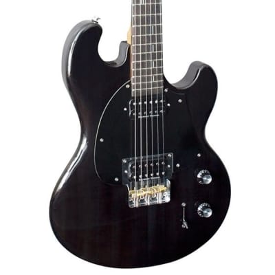 Shergold Masquerader SM04-SD Electric Guitar HH - Thru Black for sale