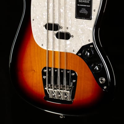Fender Vintera '60s Mustang Bass Pau Ferro Fingerboard 3-Color Sunburst (444) image 1