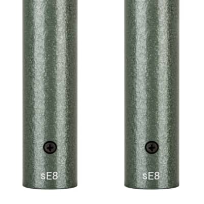 sE Electronics SE8-PAIR-VINT-ED Matched Pair of SE8 Small Diaphragm Condenser Microphones Vintage ED image 3