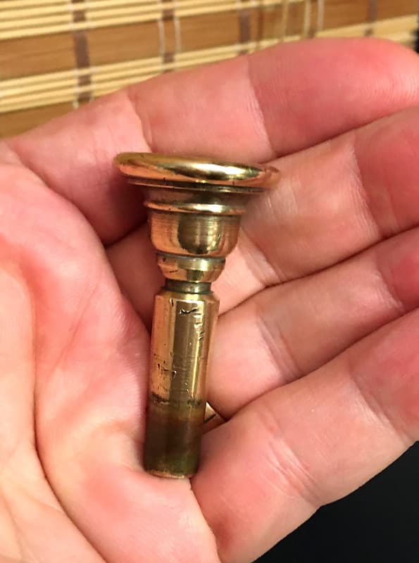 VERY VINTAGE GOLD PLATED CIRCA 1900 ORNATE MOUTHPIECE Reverb