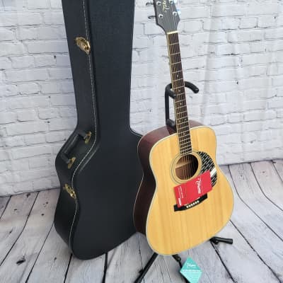 Takamine G-332S Gloss Natural Solid Spruce Nato Rosewood Acoustic Guitar w/ TKL GC-1128 Hard Case for sale