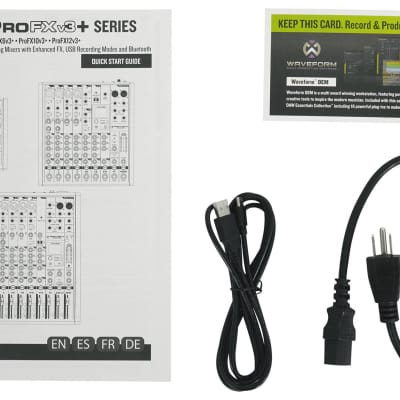 Mackie ProFX12v3+ 12-Ch. Mixer w/Enhanced FX/USB Recording/Bluetooth+XLR Cables image 10