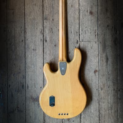 1977 Music Man  Stingray 4  Bass in Natural finish & original hard shell case image 5