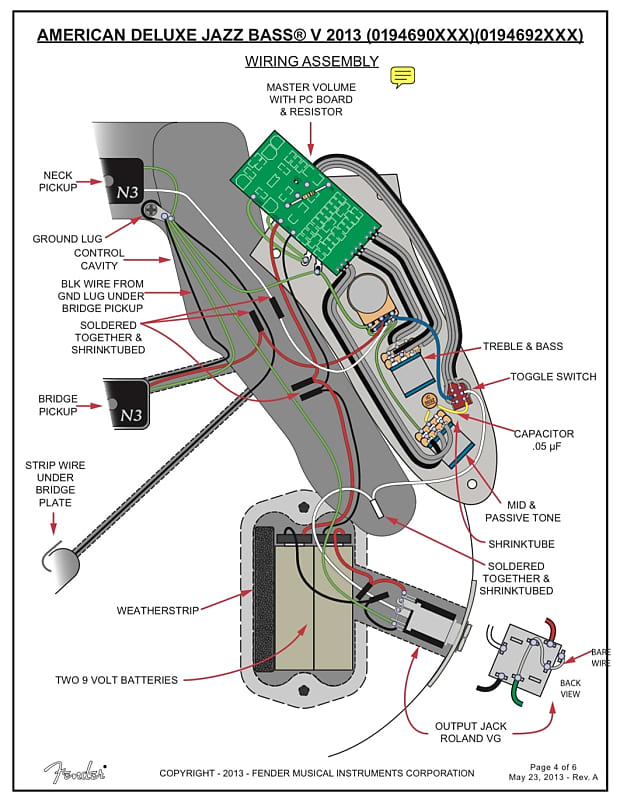 Fender American Deluxe Jazz Bass PREAMP 2013 | Reverb
