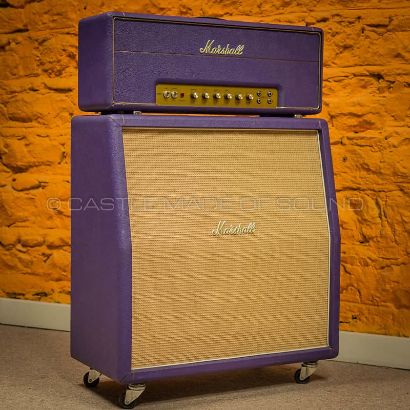 MARSHALL Super Lead 100 limited edition 1959LTD Purple Half Stack  (upgraded) Purple