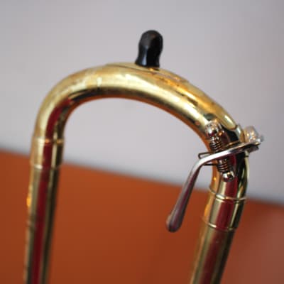 Bach TB301 Student Model Tenor Trombone 2010s - Clear-Lacquered Brass image 8