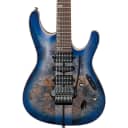 Ibanez S1070PBZCLB S Premium 6 String Electric Guitar - Cerulean Blue Burst