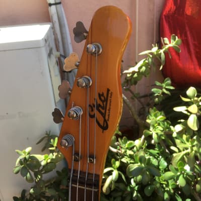 Eko Manta Bass 1972 Cherry Red image 3