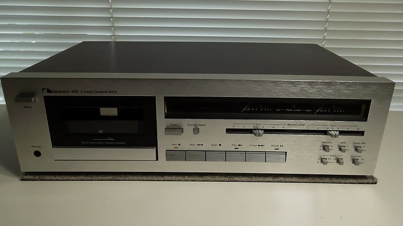 1982 Nakamichi 480 Silverface Stereo Cassette Deck New Belts & Serviced 01-30-2024 Excellent Condition #191 image 1