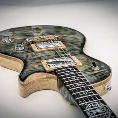 Mithans Guitars Berlin Green boutique electric guitar image 13
